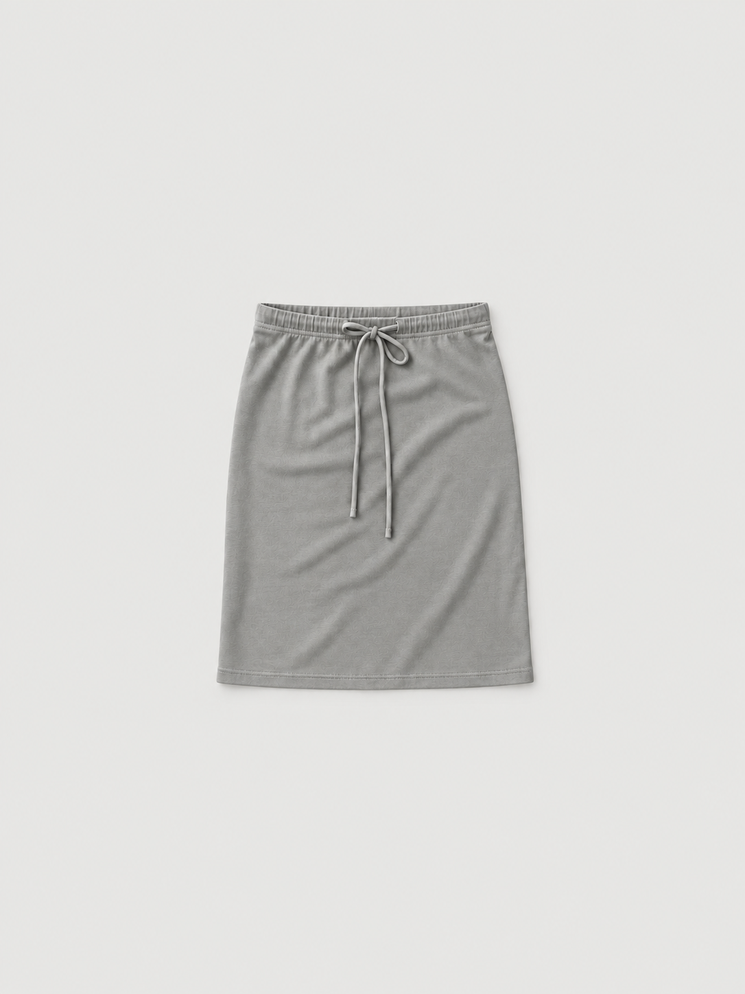 Mid Length Skirt - Light Grey