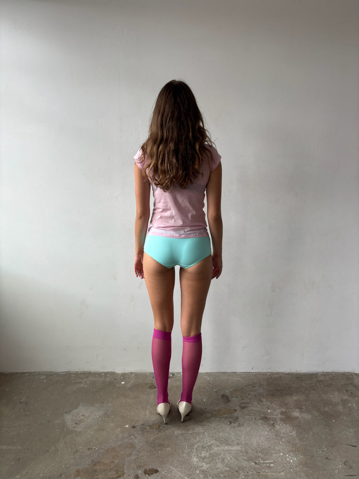 Mini Shorts - Aqua