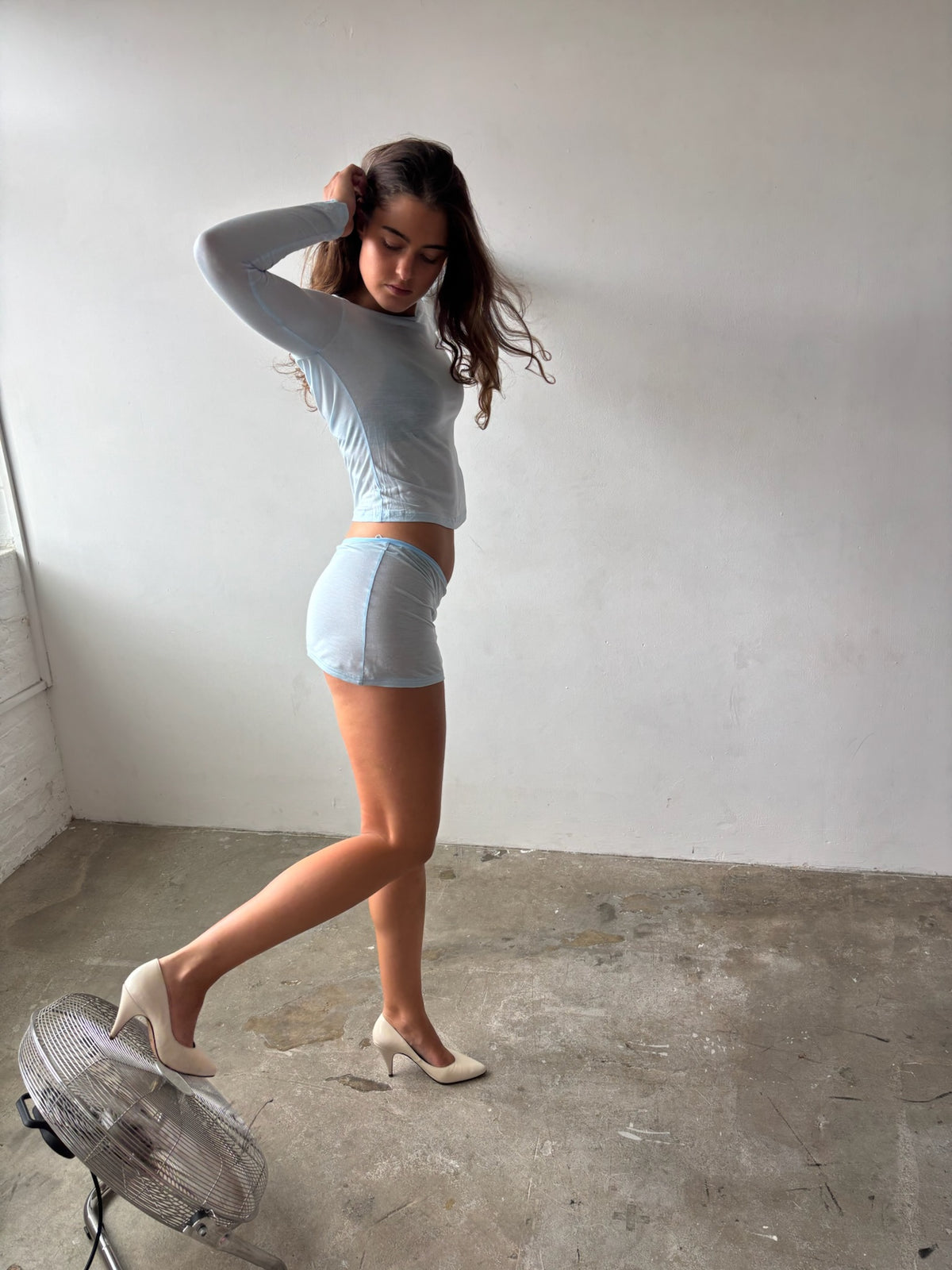 Mini Skirt - Light Blue