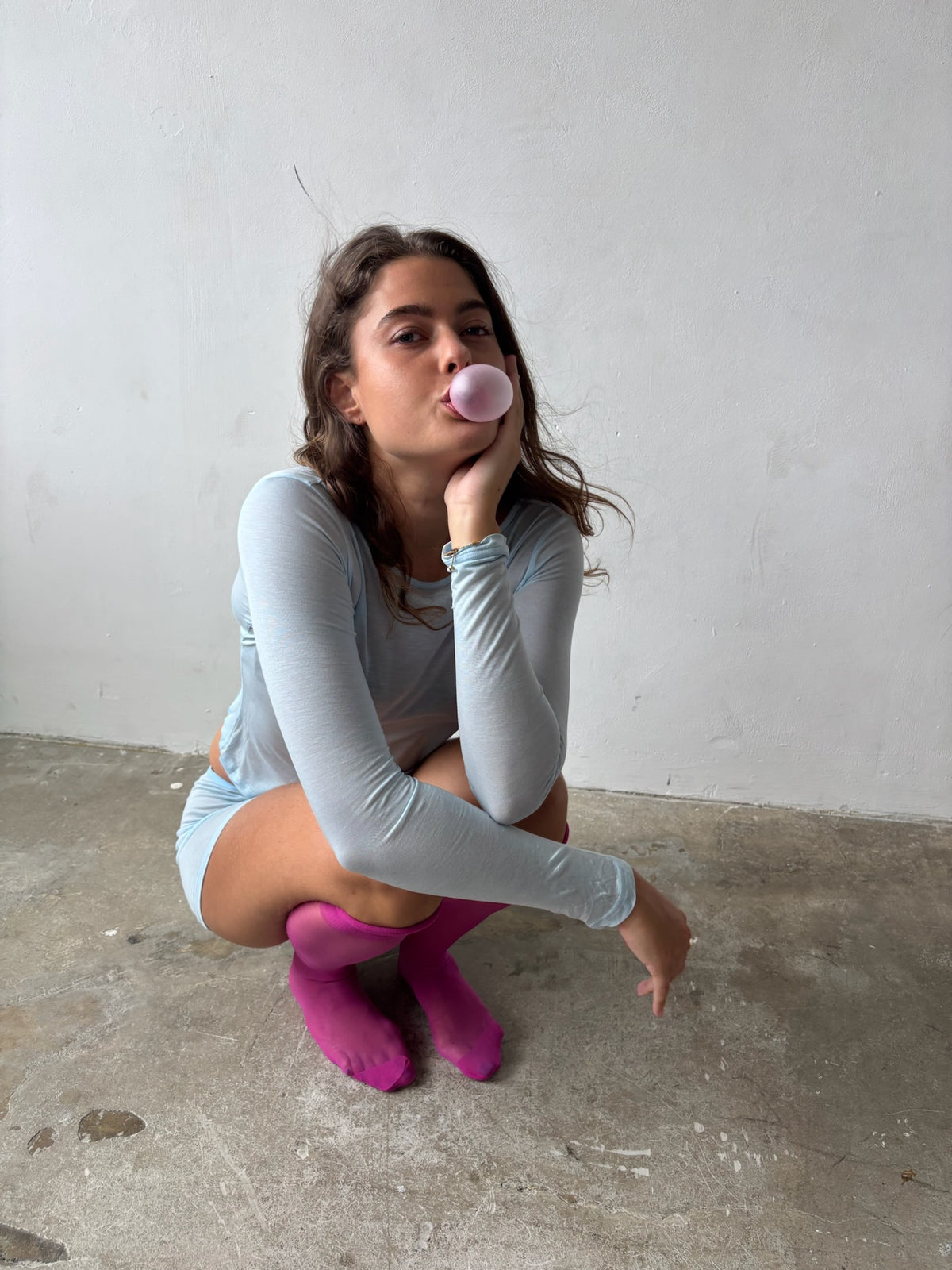 Mini Skirt - Light Blue