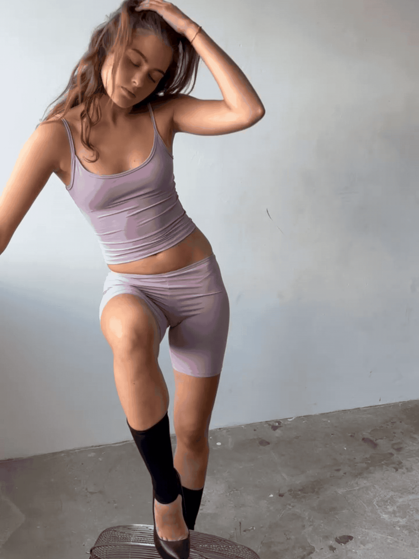 Bike Shorts - Lilac
