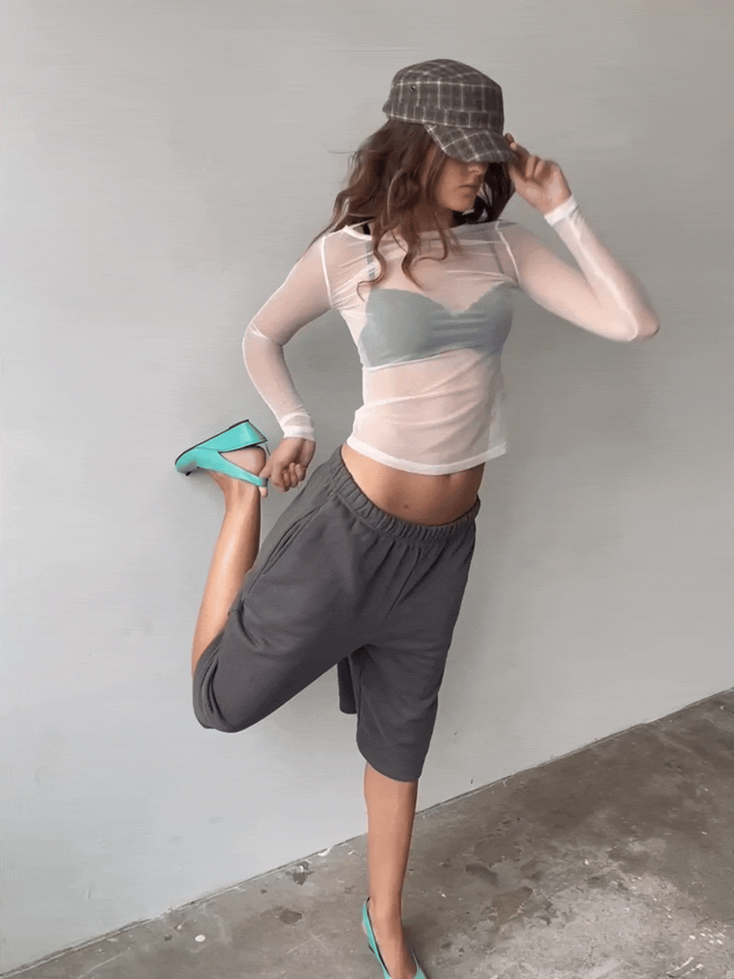 Oversized Shorts - Gunmetal Grey