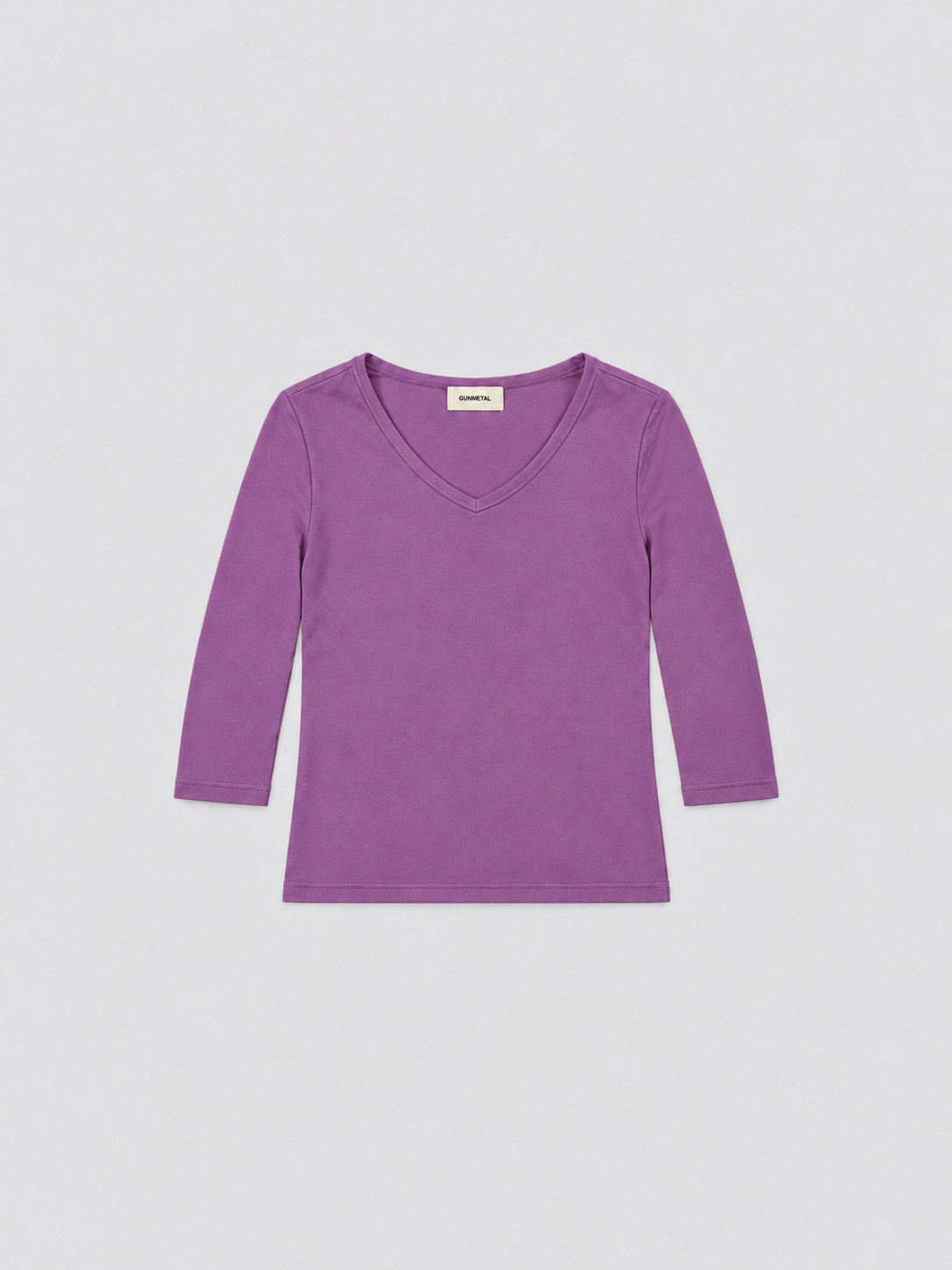 V Neck Top - Purple